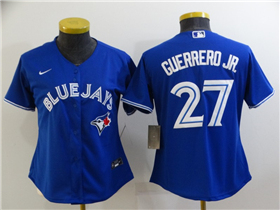 Toronto Blue Jays #27 Vladimir Guerrero Jr. Women's Blue Cool Base Jersey