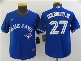 Toronto Blue Jays #27 Vladimir Guerrero Jr. Youth Blue Cool Base Jersey