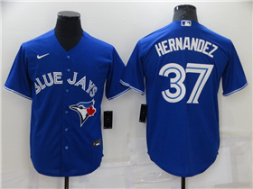 Toronto Blue Jays #37 Teoscar Hernandez Blue Cool Base Jersey