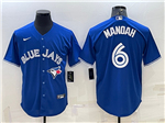 Toronto Blue Jays #6 Alek Manoah Blue Cool Base Jersey