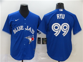 Toronto Blue Jays #99 Hyun-jin Ryu Blue Cool Base Jersey