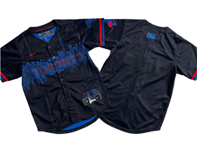 Toronto Blue Jays Youth Black 2024 City Connect Limited Team Jersey