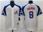 Atlanta Braves #8 Eddie Rosario White 2023 City Connect Jersey