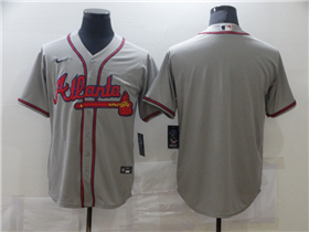 Atlanta Braves Gray Cool Base Team Jersey