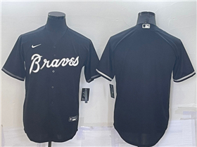 Atlanta Braves Black Turn Back The Clock Cool Base Team Jersey