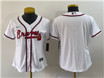 Atlanta Braves Women's White Cool Base Team Jersey