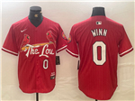 St. Louis Cardinals #0 Masyn Winn Red 2024 City Connect Limited Jersey