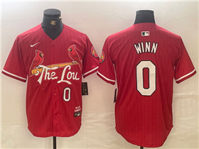 St. Louis Cardinals #0 Masyn Winn Red 2024 City Connect Limited Jersey