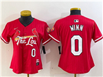 St. Louis Cardinals #0 Masyn Winn Women's Red 2024 City Connect Limited Jersey