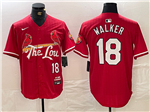 St. Louis Cardinals #18 Jordan Walker Red 2024 City Connect Limited Jersey