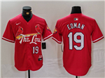 St. Louis Cardinals #19 Tommy Edman Red 2024 City Connect Limited Jersey