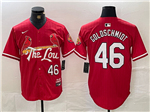 St. Louis Cardinals #46 Paul Goldschmidt Red 2024 City Connect Limited Jersey