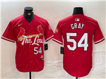 St. Louis Cardinals #54 Sonny Gray Red 2024 City Connect Limited Jersey