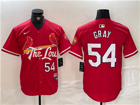 St. Louis Cardinals #54 Sonny Gray Red 2024 City Connect Limited Jersey