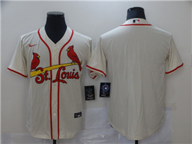 St. Louis Cardinals Cream Cool Base Team Jersey