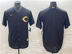 Chicago Cubs Black Gold Team Jersey