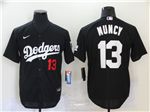 Los Angeles Dodgers #13 Max Muncy Black Turn Back The Clock Jersey