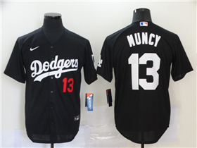 Los Angeles Dodgers #13 Max Muncy Black Turn Back The Clock Jersey