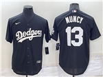 Los Angeles Dodgers #13 Max Muncy Black Turn Back The Clock Jersey