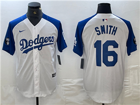 Los Angeles Dodgers #16 Will Smith White Fashion Jersey