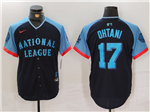 National League #17 Shohei Ohtani Navy 2024 MLB All-Star Game Limited Jersey