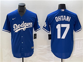 Los Angeles Dodgers #17 Shohei Ohtani Royal Blue Jersey