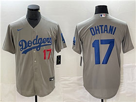 Los Angeles Dodgers #17 Shohei Ohtani Alternate Gray Limited Jersey