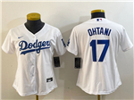 Los Angeles Dodgers #17 Shohei Ohtani Women's White Jersey