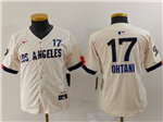 Los Angeles Dodgers #17 Shohei Ohtani Youth Cream 2024 City Connect Limited Jersey