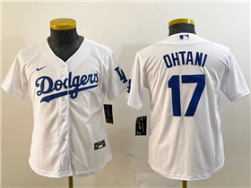 Los Angeles Dodgers #17 Shohei Ohtani Youth White Jersey