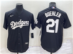 Los Angeles Dodgers #21 Walker Buehler Black Turn Back The Clock Jersey