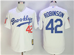 Los Angeles Dodgers #42 Jackie Robinson White Cooperstown Collection Cool Base Jersey