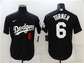 Los Angeles Dodgers #6 Trea Turner Black Turn Back The Clock Jersey