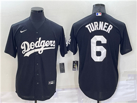 Los Angeles Dodgers #6 Trea Turner Black Turn Back The Clock Jersey