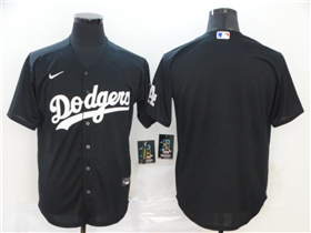 Los Angeles Dodgers Black Turn Back The Clock Team Jersey