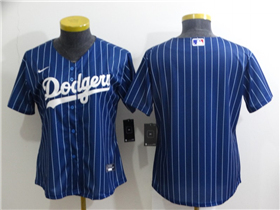 Los Angeles Dodgers Women's Blue Pinstripe Cool Base Jersey