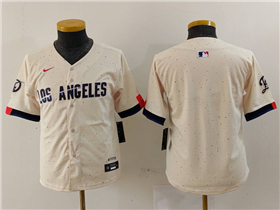 Los Angeles Dodgers Youth Cream 2024 City Connect Limited Team Jersey