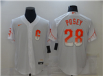 San Francisco Giants #28 Buster Posey White 2021 City Connect Jersey