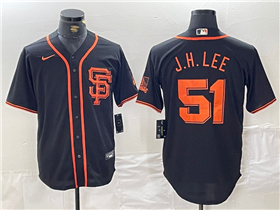 San Francisco Giants #51 Jung Hoo Lee Black Limited Jersey