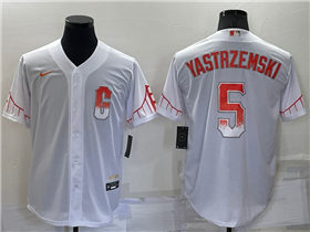 San Francisco Giants #5 Mike Yastrzemski White 2021 City Connect Jersey