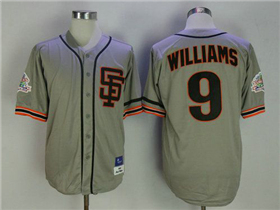 San Francisco Giants #9 Matt Williams 1989 Throwback Gray Jersey