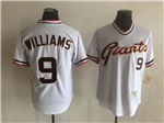 San Francisco Giants #9 Matt Williams Throwback White Pullover Jersey