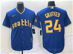 Seattle Mariners #24 Ken Griffey Royal 2023 City Connect Jersey