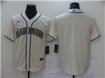 Seattle Mariners Cream Cool Base Team Jersey