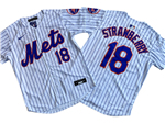 New York Mets #18 Darryl Strawberry White Limited Jersey