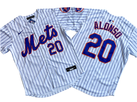 New York Mets #20 Pete Alonso White Limited Jersey