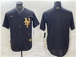 New York Mets Black Gold Team Jersey