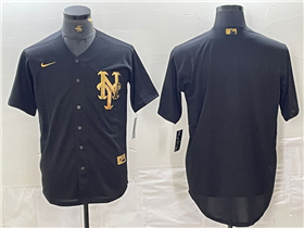 New York Mets Black Gold Team Jersey