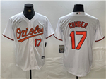 Baltimore Orioles #17 Colton Cowser White Limited Jersey