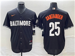 Baltimore Orioles #25 Anthony Santander Black 2023 City Connect Jersey